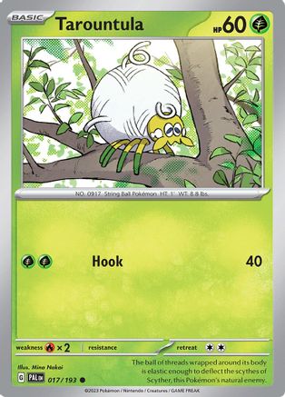 Tarountula 017/193 - SV02 Paldea Evolved - for just $0.05! 
