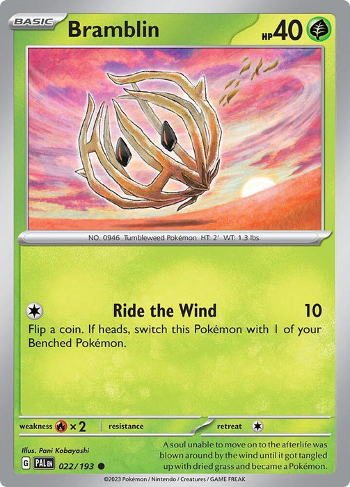 Bramblin (022/193) [Scarlet & Violet: Paldea Evolved] - for just $0.10! 
