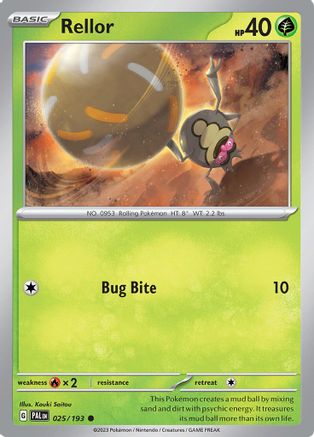 Rellor 025/193 - SV02 Paldea Evolved - for just $0.05! 
