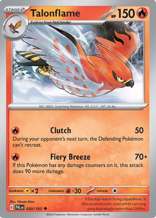 Talonflame 030/193 - SV02 Paldea Evolved - for just $0.05! 