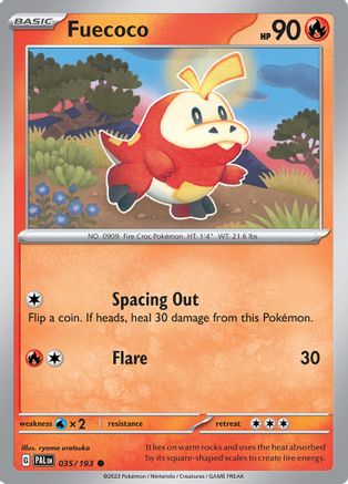 Fuecoco 035/193 - SV02 Paldea Evolved - for just $0.05! 