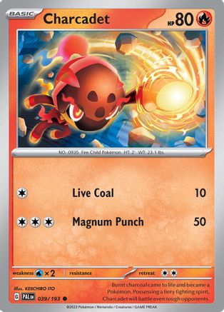 Charcadet 039/193 - SV02 Paldea Evolved - for just $0.05! 