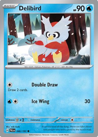 Delibird 046/193 - SV02 Paldea Evolved - for just $0.05! 