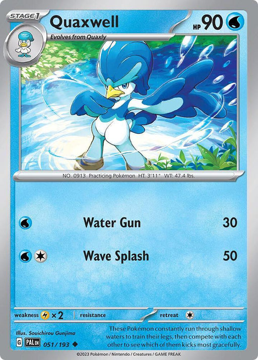 Quaxwell (051/193) [Scarlet & Violet: Paldea Evolved] - for just $0.10! 