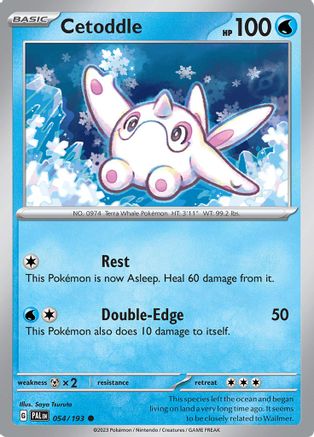 Cetoddle 054/193 - SV02 Paldea Evolved - for just $0.05! 