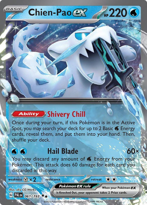 Chien-Pao ex (061/193) [Scarlet & Violet: Paldea Evolved] - for just $0.35! 