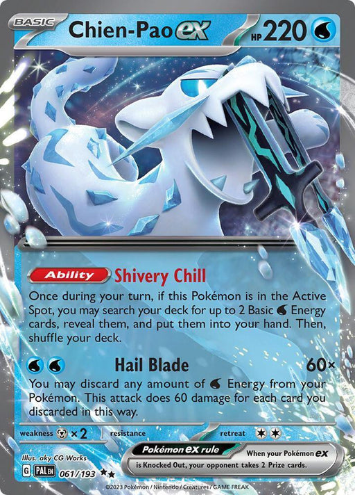 Chien-Pao ex (061/193) [Scarlet & Violet: Paldea Evolved] - for just $0.40! 