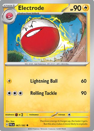 Electrode 067/193 - SV02 Paldea Evolved - for just $0.05! 