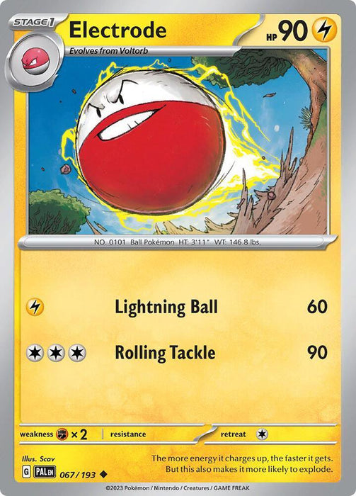 Electrode (067/193) [Scarlet & Violet: Paldea Evolved] - for just $0.10! 