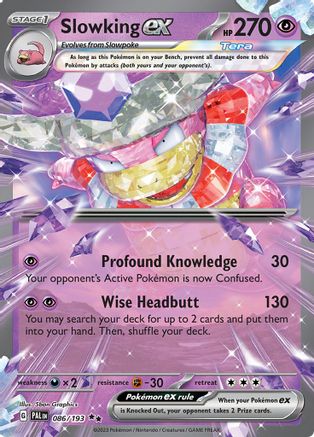 Slowking ex 086/193 - SV02 Paldea Evolved Holofoil - for just $0.57! 