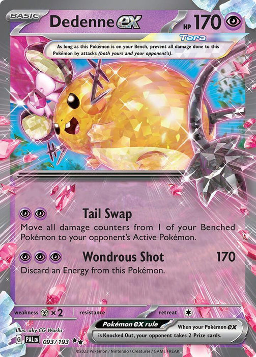 Dedenne ex (093/193) [Scarlet & Violet: Paldea Evolved] - for just $0.50! 
