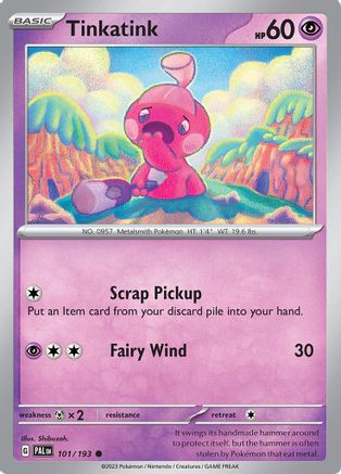 Tinkatink 101/193 - SV02 Paldea Evolved - for just $0.08! 