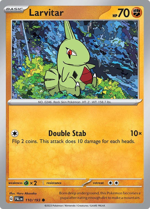 Larvitar (110/193) [Scarlet & Violet: Paldea Evolved] - for just $0.10! 