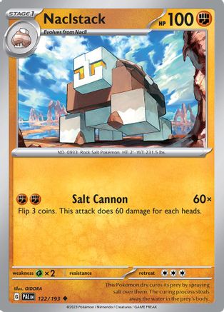 Naclstack 122/193 - SV02 Paldea Evolved - for just $0.07! 
