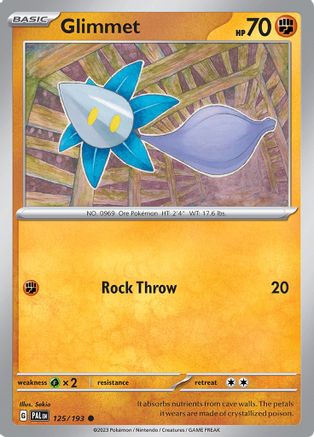 Glimmet 125/193 - SV02 Paldea Evolved - for just $0.05! 