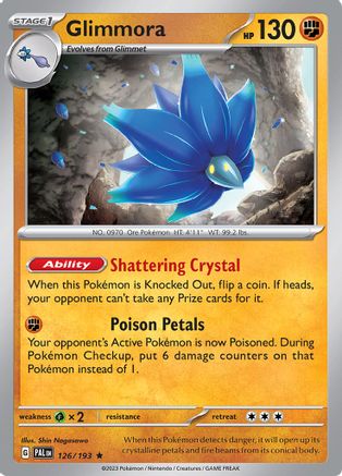 Glimmora 126/193 - SV02 Paldea Evolved Holofoil - for just $0.05! 