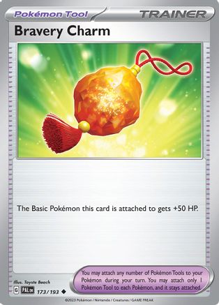 Bravery Charm 173/193 - SV02 Paldea Evolved - for just $0.37! 