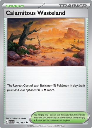 Calamitous Wasteland 175/193 - SV02 Paldea Evolved - for just $0.05! 