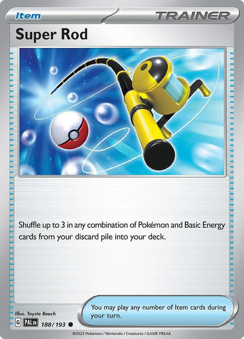 Super Rod (188/193) [Scarlet & Violet: Paldea Evolved] - for just $0.15! 