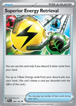 Superior Energy Retrieval 189/193 - SV02 Paldea Evolved - for just $0.30! 