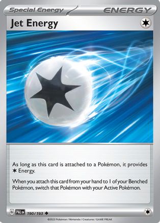 Jet Energy 190/193 - SV02 Paldea Evolved - for just $0.27! 