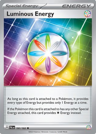 Luminous Energy 191/193 - SV02 Paldea Evolved - for just $0.30! 
