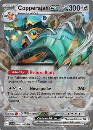 Copperajah ex 150/193 - SV02 Paldea Evolved Holofoil - for just $0.35! 