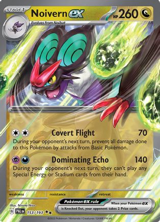 Noivern ex 153/193 - SV02 Paldea Evolved Holofoil - for just $0.33! 