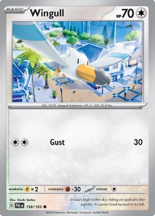Wingull 158/193 - SV02 Paldea Evolved - for just $0.07! 