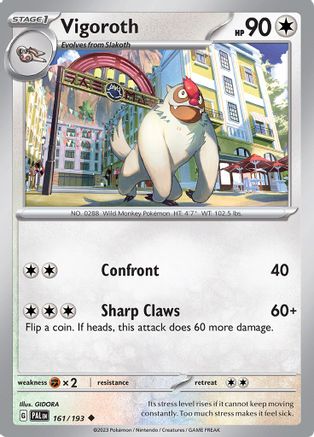 Vigoroth 161/193 - SV02 Paldea Evolved - for just $0.05! 