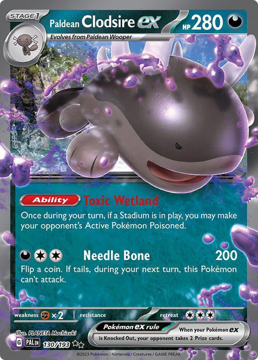 Paldean Clodsire ex (130/193) [Scarlet & Violet: Paldea Evolved] - for just $0.30! 