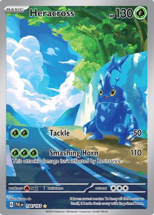 Heracross 194/193 - SV02 Paldea Evolved Holofoil - for just $10.41! 