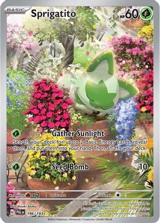 Sprigatito 196/193 - SV02 Paldea Evolved Holofoil - for just $21.99! 