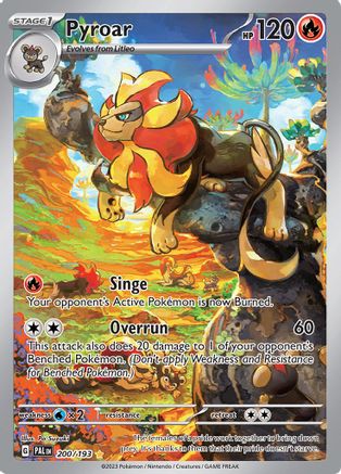 Pyroar 200/193 - SV02 Paldea Evolved Holofoil - for just $3.85! 