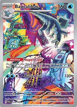 Baxcalibur 210/193 - SV02 Paldea Evolved Holofoil - for just $11.35! 