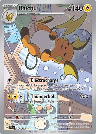 Raichu 211/193 - SV02 Paldea Evolved Holofoil - for just $35! 