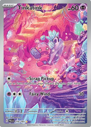Tinkatink 216/193 - SV02 Paldea Evolved Holofoil - for just $9.73! 