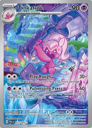 Tinkatuff 217/193 - SV02 Paldea Evolved Holofoil - for just $5! 