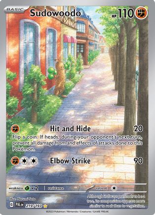 Sudowoodo 219/193 - SV02 Paldea Evolved Holofoil - for just $8.65! 