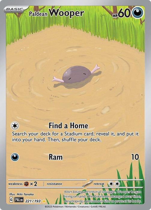 Paldean Wooper (221/193) [Scarlet & Violet: Paldea Evolved] - for just $5.90! 