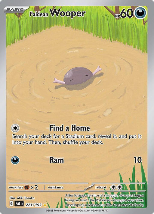 Paldean Wooper (221/193) [Scarlet & Violet: Paldea Evolved] - for just $6.25! 