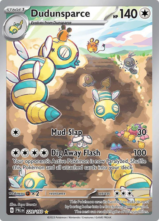 Dudunsparce (229/193) [Scarlet & Violet: Paldea Evolved] - for just $4.65! 