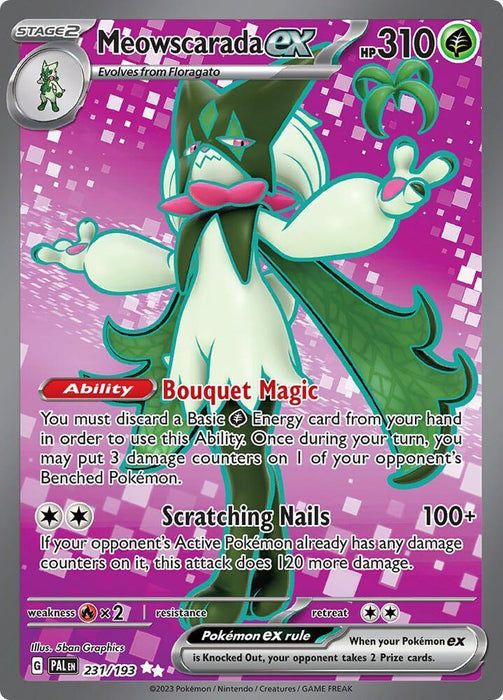 Meowscarada ex (231/193) [Scarlet & Violet: Paldea Evolved] - for just $1.80! 
