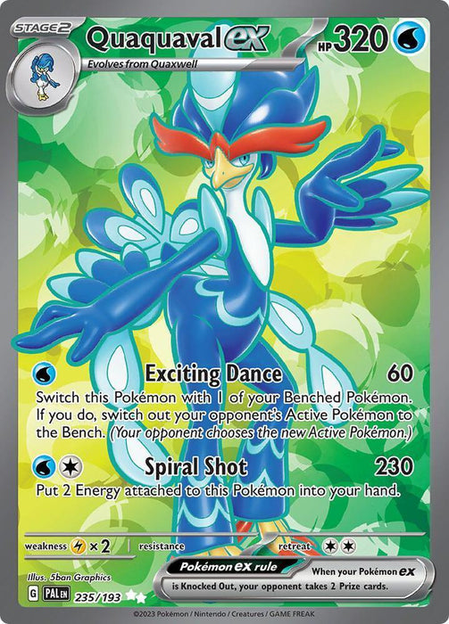 Quaquaval ex (235/193) [Scarlet & Violet: Paldea Evolved] - for just $0.75! 