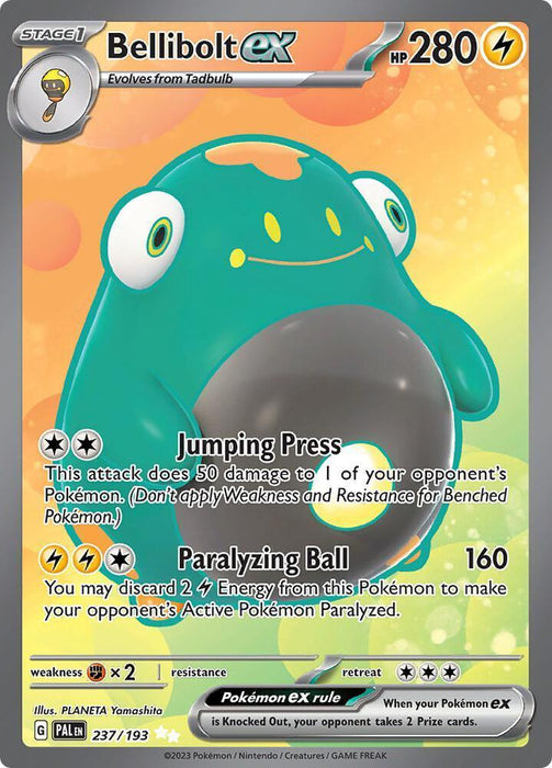 Bellibolt ex (237/193) [Scarlet & Violet: Paldea Evolved] - for just $1.55! 