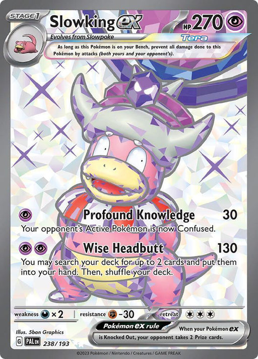 Slowking ex (238/193) [Scarlet & Violet: Paldea Evolved] - for just $1.80! 