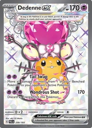 Dedenne ex 239/193 - SV02 Paldea Evolved Holofoil - for just $5.76! 