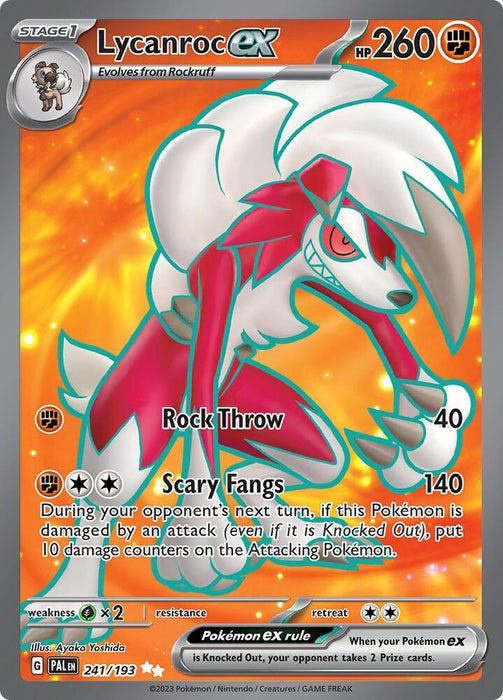 Lycanroc ex (241/193) [Scarlet & Violet: Paldea Evolved] - for just $0.85! 