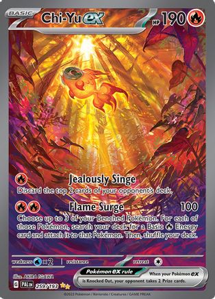 Chi-Yu ex 259/193 - SV02 Paldea Evolved Holofoil - for just $16.91! 