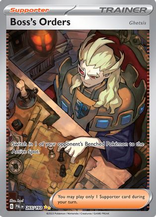 Boss's Orders 265/193 - SV02 Paldea Evolved Holofoil - for just $8.25! 